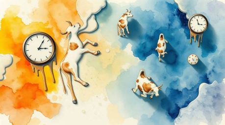Immerse yourself in a surreal dreamscape captured in a stunning overhead watercolor painting. This unique artwork features me