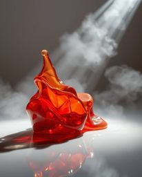 Explore stunning sculptural 3D fluid shapes crafted from mercury, showcasing a highly reflective surface illuminated by profe