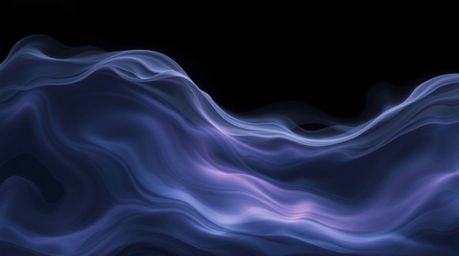A mesmerizing image showcases a fluid abstract wave, bathed in a pastel gradient texture.  Intense jet black creates dramatic