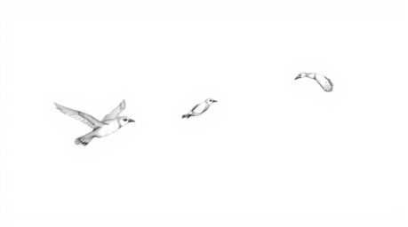 A heartwarming hand-drawn sketch in the style of Pixar portrays a wise, blind owl with gentle features and closed eyes, using