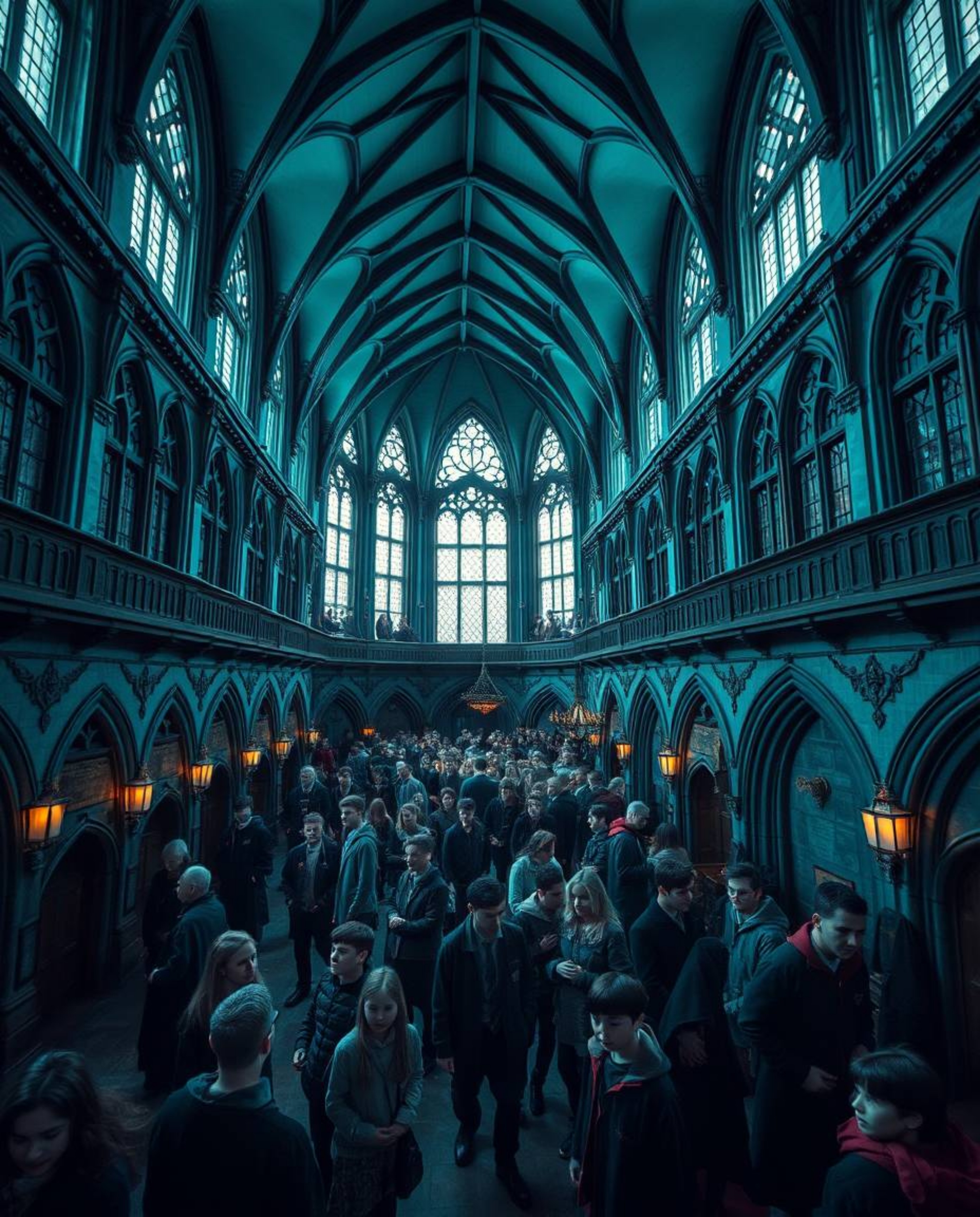 Discover stunning architectural photography of a magical school brimming with young wizards.  This captivating imagery featur