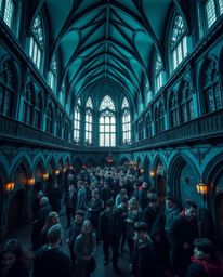 Discover stunning architectural photography of a magical school brimming with young wizards.  This captivating imagery featur