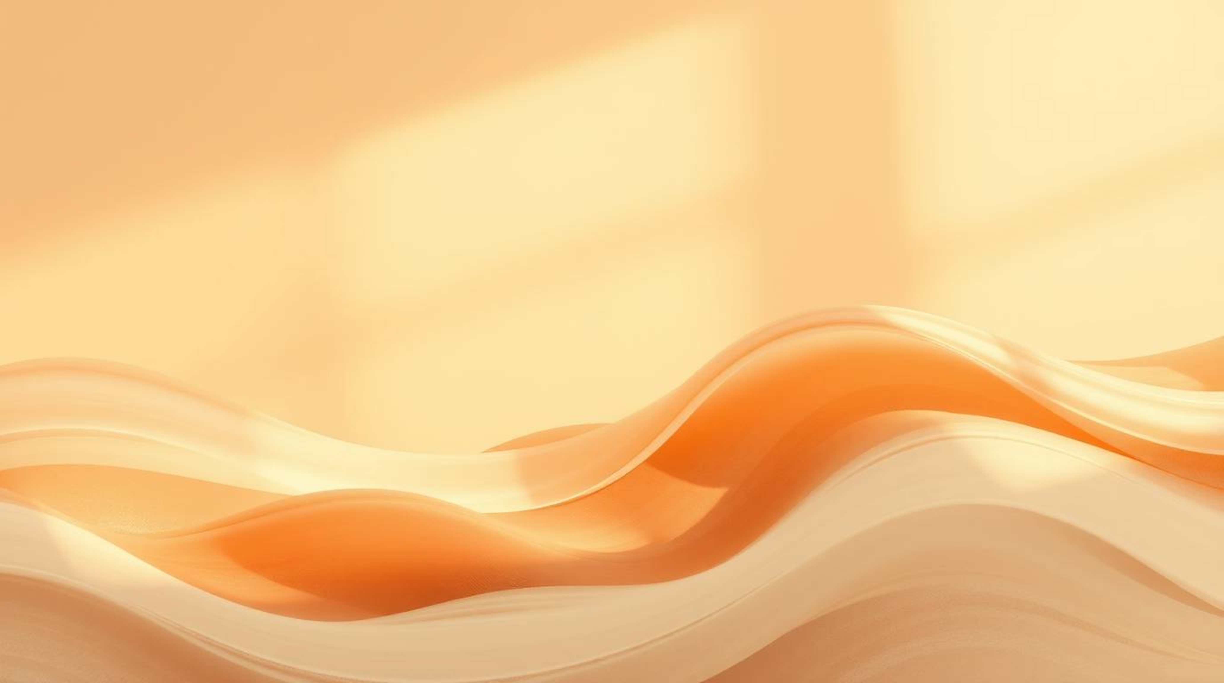 A captivating image of a gentle, warm autumn scene featuring a fluid abstract wave.  The wave boasts a pastel gradient textur