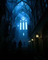 Discover a captivating Instagram aesthetic featuring a magical school filled with young wizards.  The imagery evokes an eerie